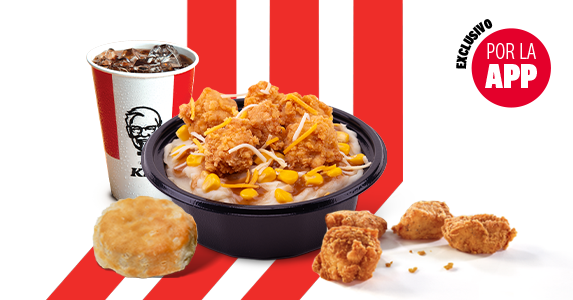 APP COMBO Famous Bowl PopCorn Chicken + Nuggets